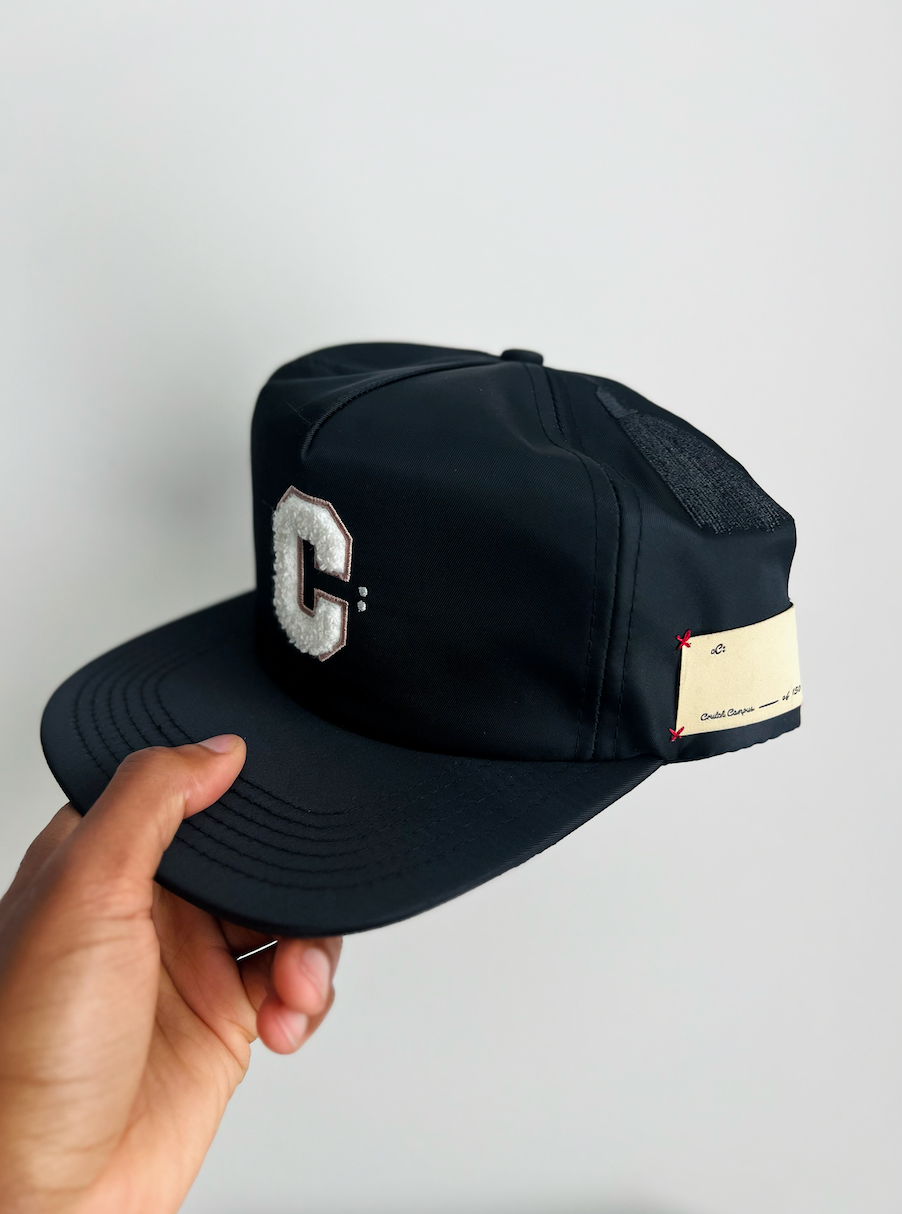 "Capt. Crutch" Black Cap