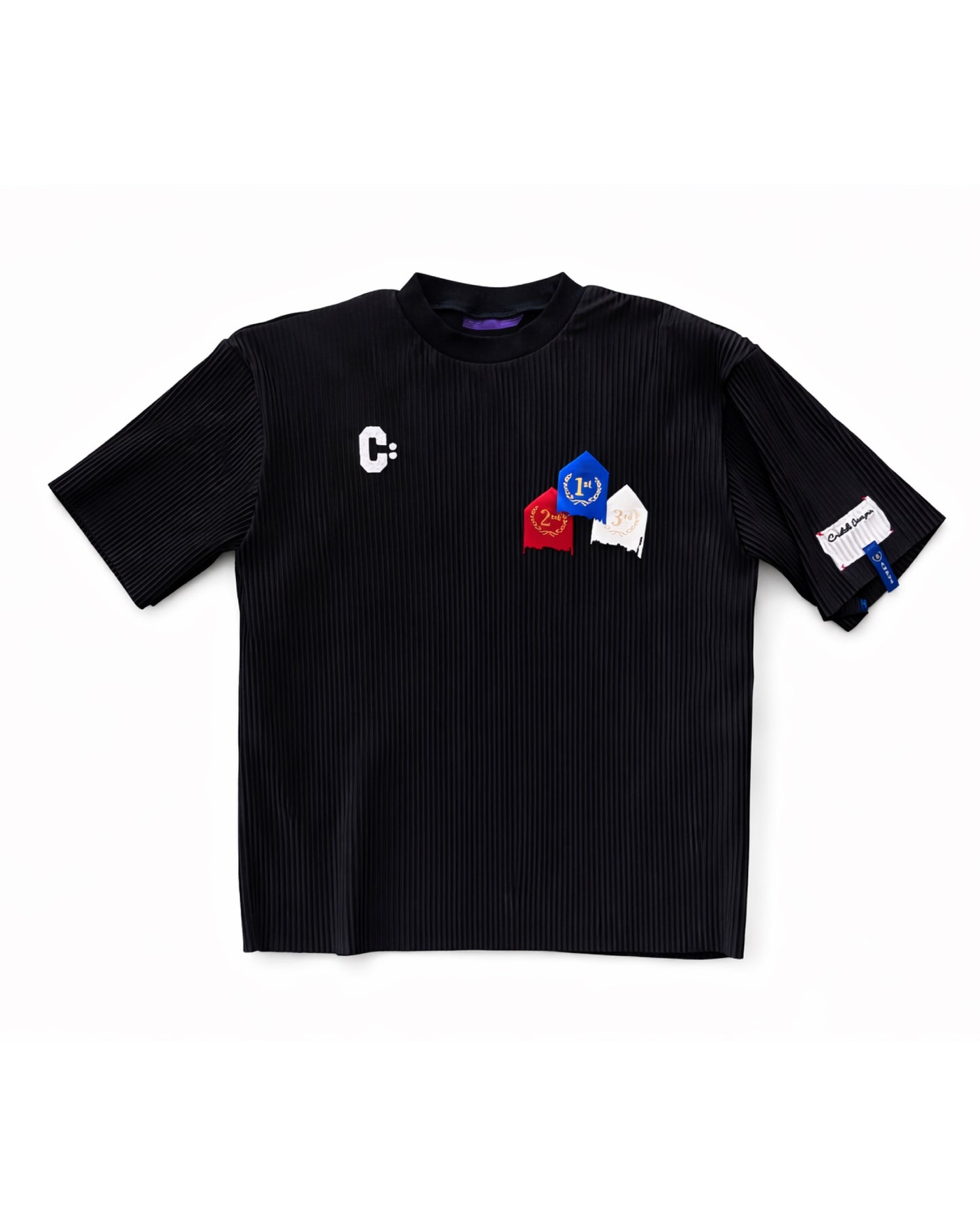 Pleated "Field Day" Jersey Shirt