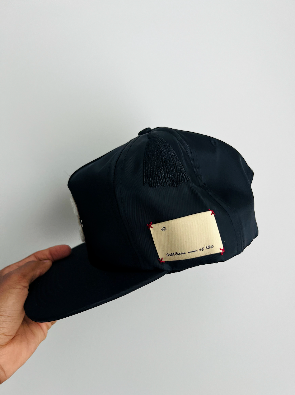 "Capt. Crutch" Black Cap